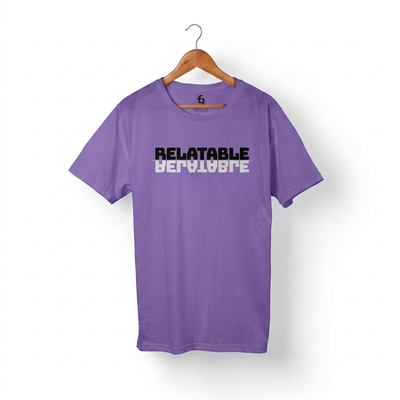Relatable / Not Tee in Lavender