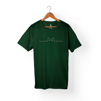 Sneak Peek Tee in Bottle Green